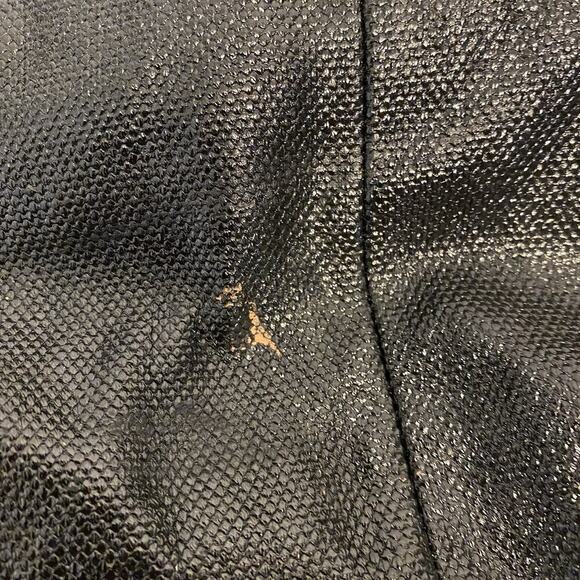 KennethCole NewYork Supple Brown Black Manmade Shoulder Tote Bag Large Boho Y2K - Picture 8 of 8